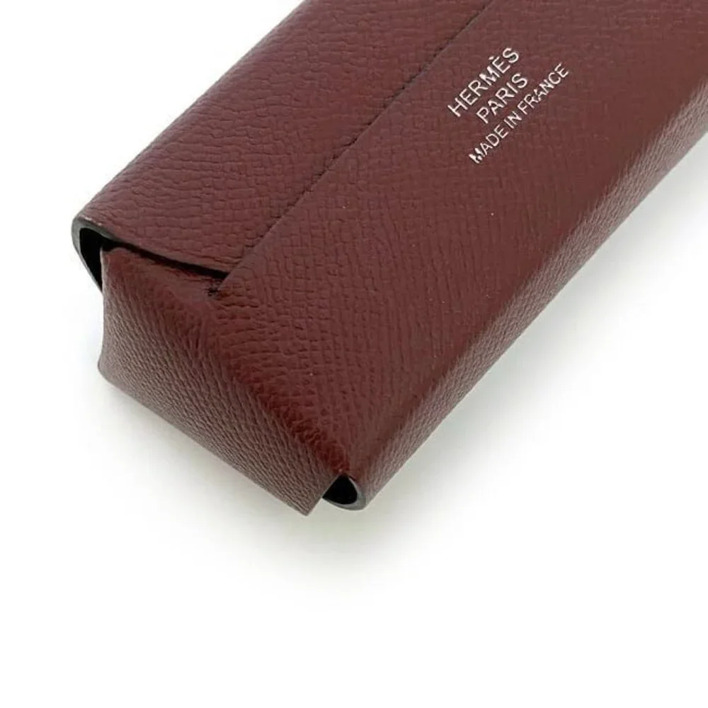 Hermes Lip Case Miroir Bordeaux Rouge Ash